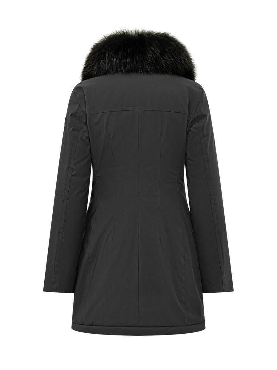 Paltoane Peuterey Peuterey Peuterey Fur Hooded Coat Black Femei (BM 19330983) 2