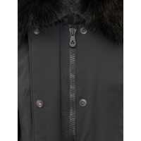 Paltoane Dama - Paltoane Peuterey Peuterey Peuterey Fur Hooded Coat Black Femei (BM 19330983) - B-mall.ro