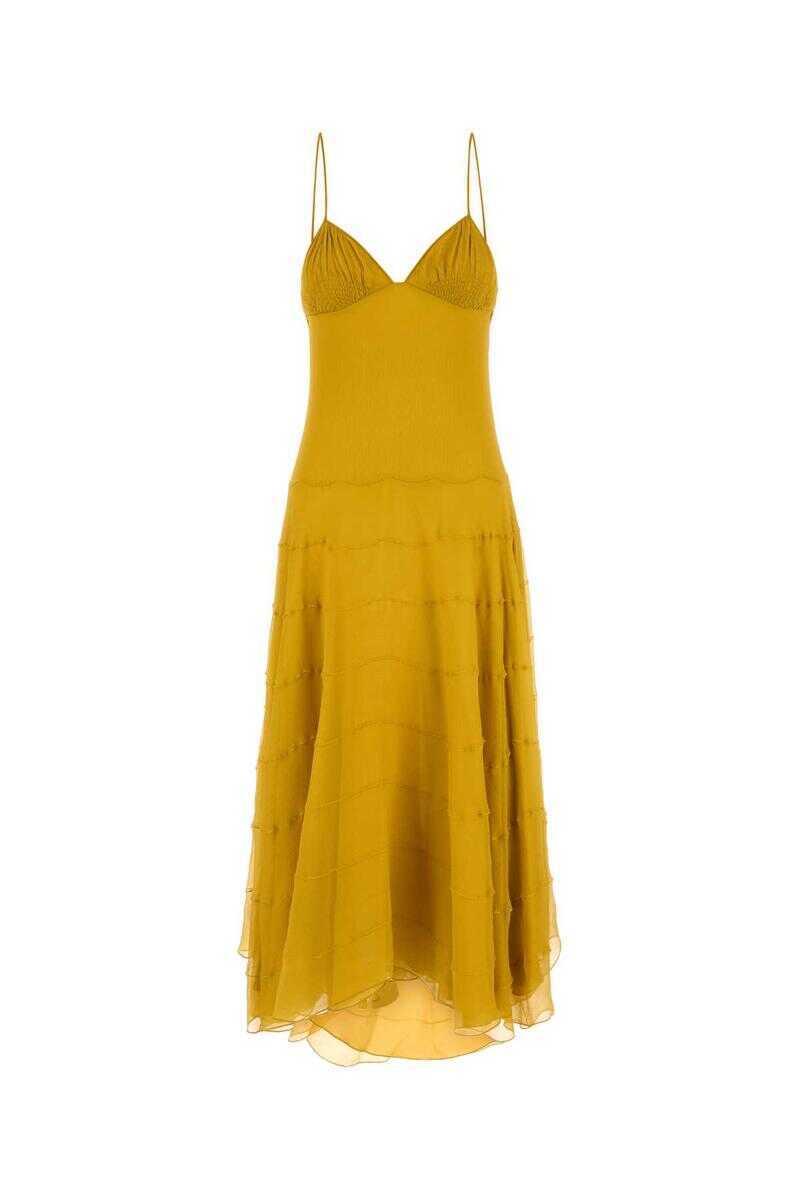 Rochii Saint Laurent Saint Laurent Dress YELLOW Femei (BM 19331622) 1