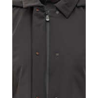 Geci Peuterey Dama - Paltoane Peuterey Peuterey Peuterey Black Coat With Hood Black Femei (BM 19331916) - B-mall.ro