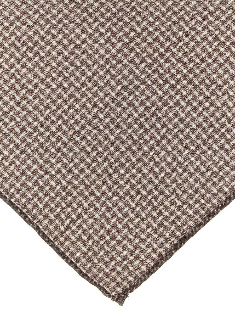 Esarfe Brunello Cucinelli Brunello Cucinelli Silk Pocket Clutch BROWN Barbati (BM 19332222) 3