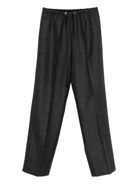 Pantaloni casual forteforte ForteForte Grey My Pants Pants In Wool GREY Femei (BM 19332234) 1
