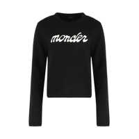 Pulovere Moncler Sweater With Round Neck In Wool And Cashmere Femei