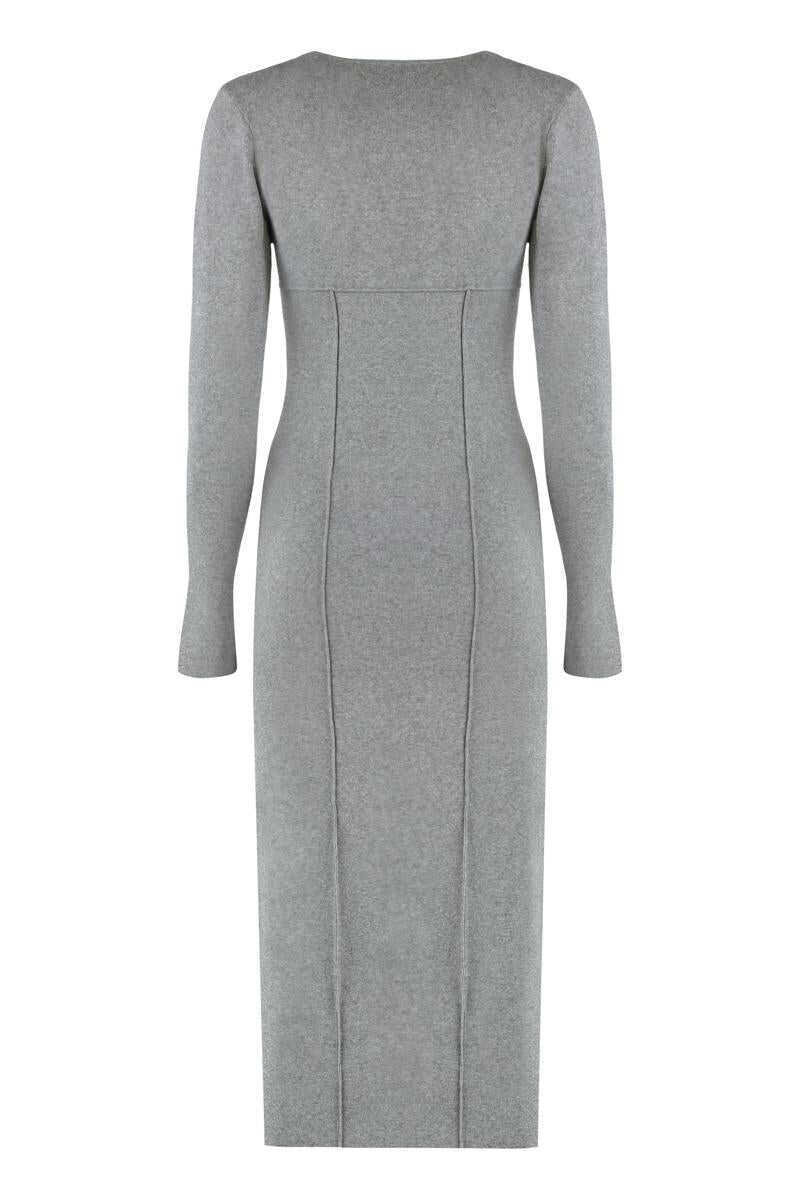 Rochii Calvin Klein Calvin Klein I Live In A Viscose Blend. GREY Femei (BM 19332654) 2