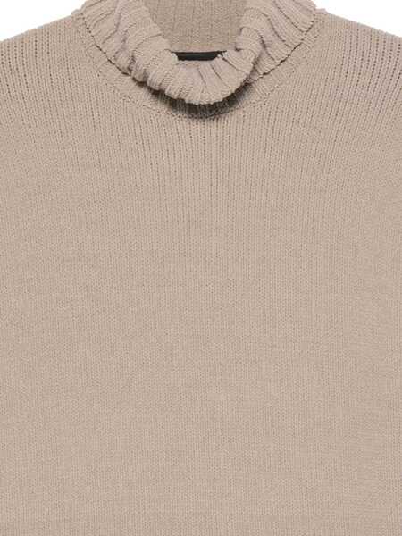 Pulovere Rrd RRD Beige High-Neck Sweater BROWN Barbati (BM 19333221) 3