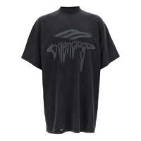 Tricouri Balenciaga '3B Liquefied' T-Shirt Femei