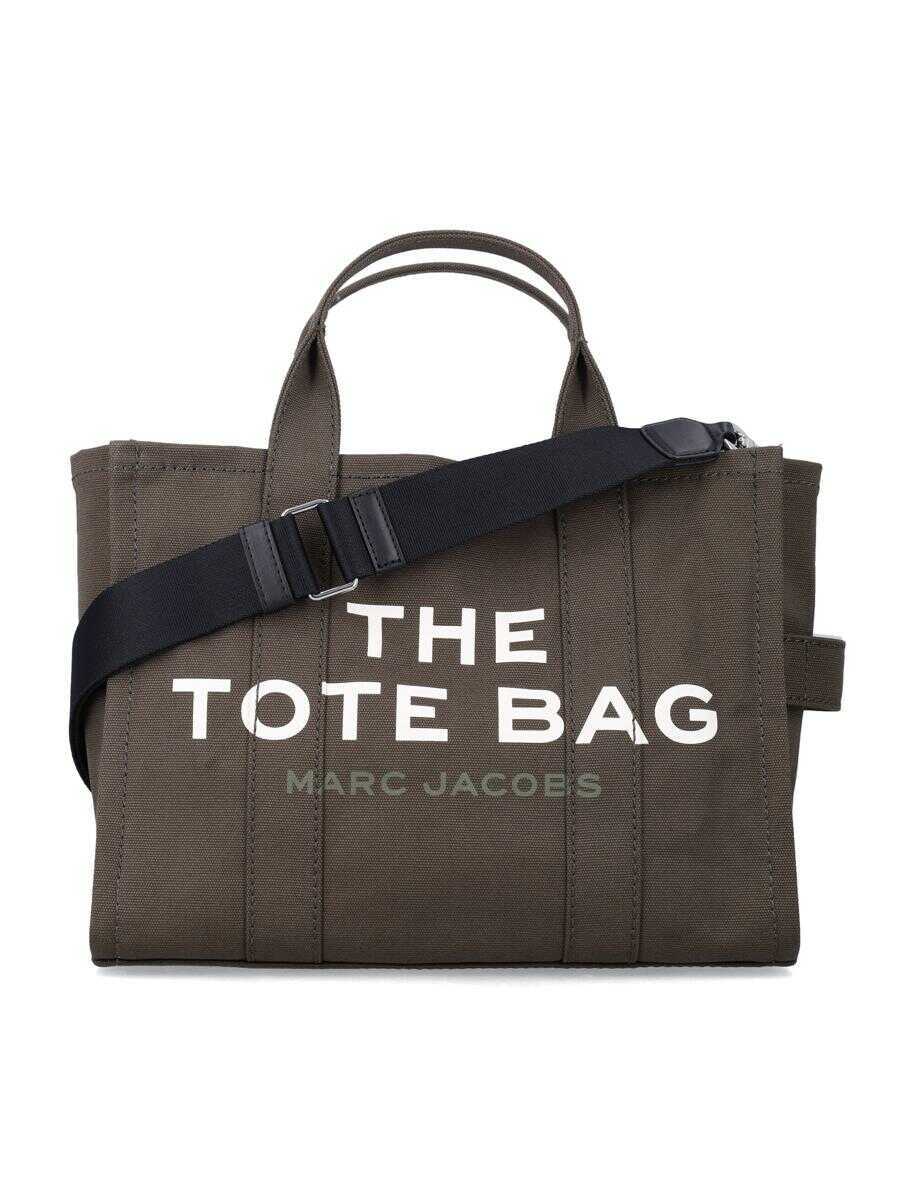 Genti de umar Marc Jacobs Marc Jacobs The Medium Canvas Tote Bag FOREST GREEN Femei (BM 19334400) 1