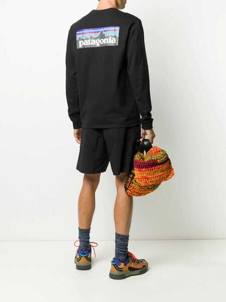 Tricouri Patagonia P-6 Logo Responsibili-Tee Crewneck T-shirt Black Barbati (BM 19334688) 2