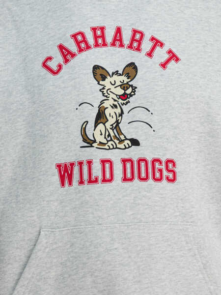 Bluze de trening Carhartt Wild Dog hoodie Grey Barbati (BM 19334859) 3