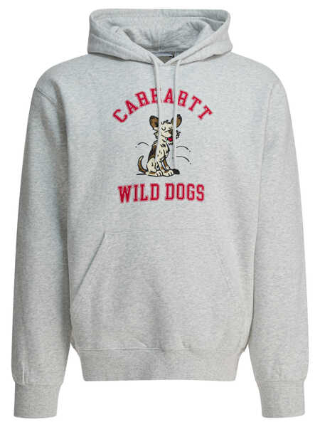 Bluze de trening Carhartt Wild Dog hoodie Grey Barbati (BM 19334859) 1