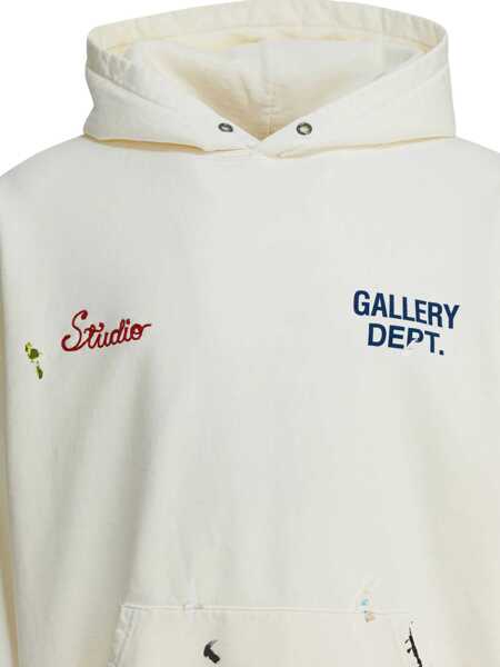 Bluze de trening GALLERY DEPT. STUDIO HOODIE White Barbati (BM 19334907) 4