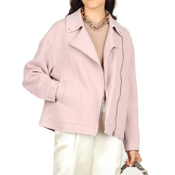 Geci biker Herno HERNO Wool Biker Jacket Pink Femei (BM 19334928) 2