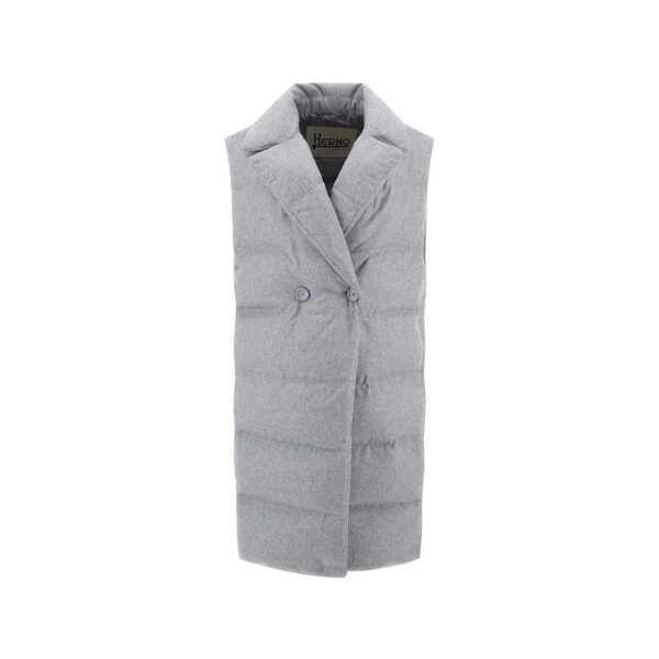 Paltoane Herno HERNO Padded Long Gilet Coat Gray Femei (BM 19334937) 1