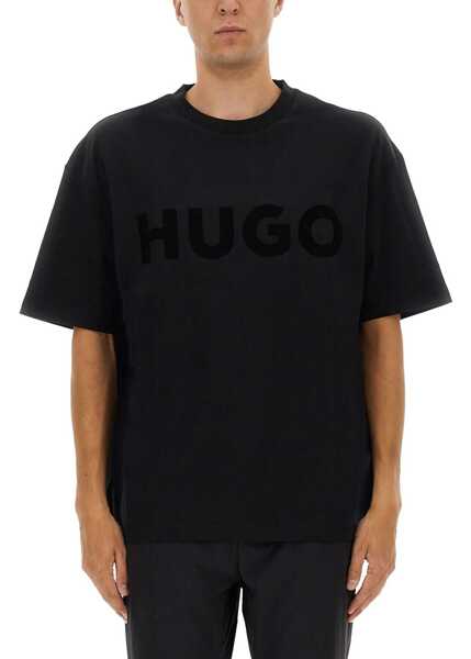 Tricouri Hugo Boss Oversized Logo T-Shirt BLACK Barbati (BM 19335015) 1
