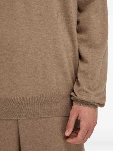 Pulovere Ferragamo Pocket-detail Sweater SAND Barbati (BM 19335083) 5