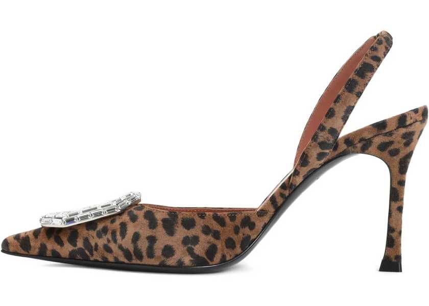 Pantofi cu toc AMINA MUADDI Camelia Pumps LEOPARD Femei (BM 19335092) 3
