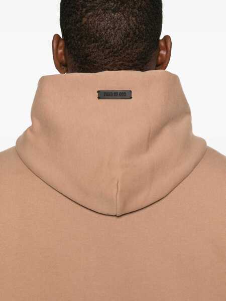 Bluze de trening FEAR OF GOD Cotton hooded Sweatshirt DUNE PEARL Barbati (BM 19335257) 5