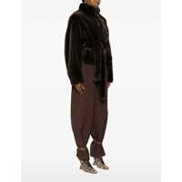 Geci DARKPARK Dama - Blanuri DARKPARK Hunter fur & shearling Jacket DARK BROWN Femei (BM 19335260) - B-mall.ro