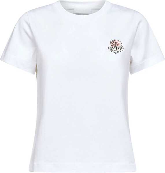 Tricouri Moncler logo cotton T-shirt 00A Femei (BM 19335305) 1