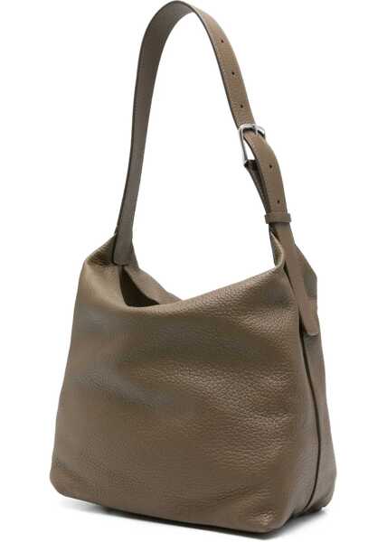 Genti tip postas THE ROW Isa Bag In Deerskin Leather GREEN Femei (BM 19335503) 3
