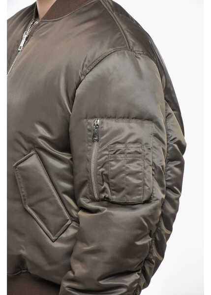 Bomber jacket 1989 STUDIO Padded Bomber Jacket With Embroidered Logo Brown Barbati (BM 19335551) 3