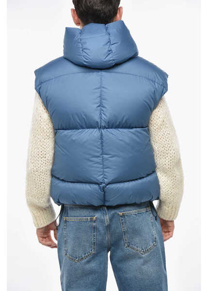 Geci de iarna Bacon Hooded Oak Down Vest Light Blue Barbati (BM 19335554) 2