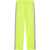 Palm Angels Straight Leg Fluorescent Joggers With Ankle Zip Yellow