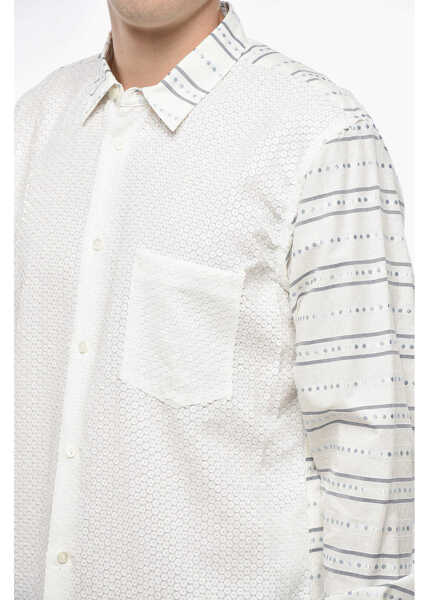 Camasi casual Comme des Garons Homme Plus Jacquard Motif Shirt Embellished With Sequins Multicolor Barbati (BM 19335590) 3
