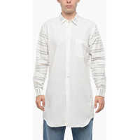 Camasi casual Homme Plus Jacquard Motif Shirt Embellished With Sequins Barbati