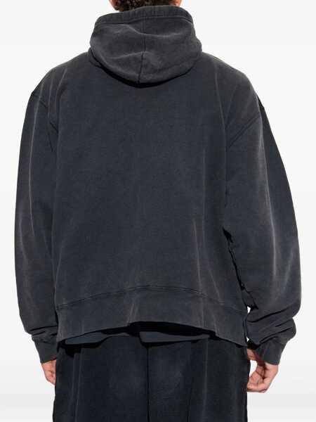 Bluze de trening Balenciaga Standard Oversized Zip-Up Hoodie BLACK Barbati (BM 19335698) 4