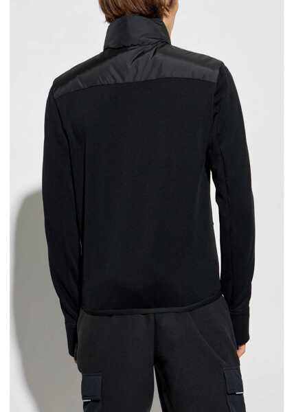 Bomber jacket Moncler Grenoble Padded Sweatshirt BLACK Barbati (BM 19335737) 4