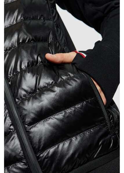 Bomber jacket Moncler Grenoble Padded Sweatshirt BLACK Barbati (BM 19335737) 5