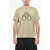Moose Knuckles Solid Color Chamblee Crew-Neck T-Shirt With Frontal Print Green