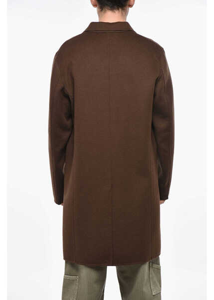 Paltoane Palt Virgin Wool Blend Salvatore Coat With Flap Pockets Brown Barbati (BM 19335836) 2