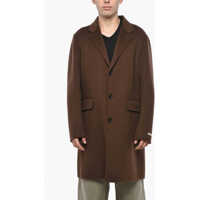 Paltoane Virgin Wool Blend Salvatore Coat With Flap Pockets Barbati