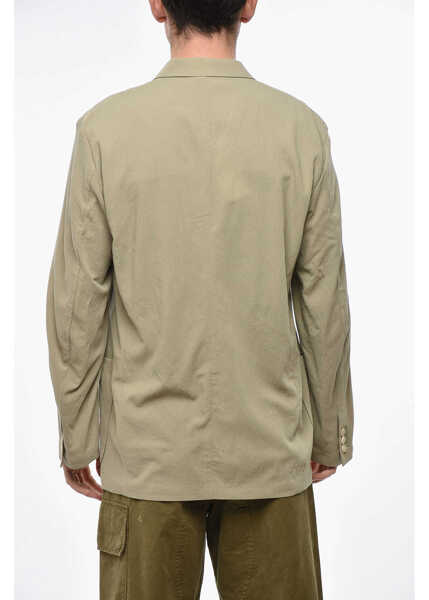 Sacouri AURALEE Wool Viyella Blazer With Notch Lapel Green Barbati (BM 19335842) 2