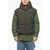 Bacon Jacquard Nylon Andrew Down Vest Military Green