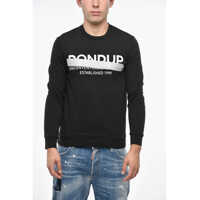 Bluze de trening Fleeced Cotton Crew-Neck Sweatshirt With Contrasting Logo Barbati
