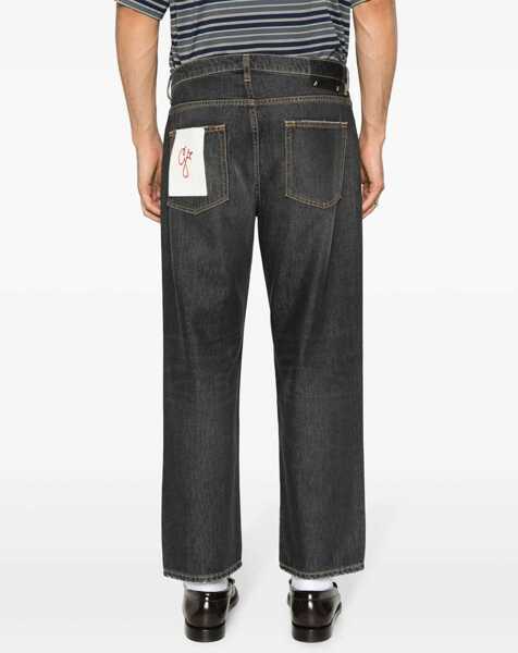 Blugi drepti Golden Goose Loose Skate-Fit Jeans Cory Stonewashed Effect 20Cm Black Barbati (BM 19335893) 4