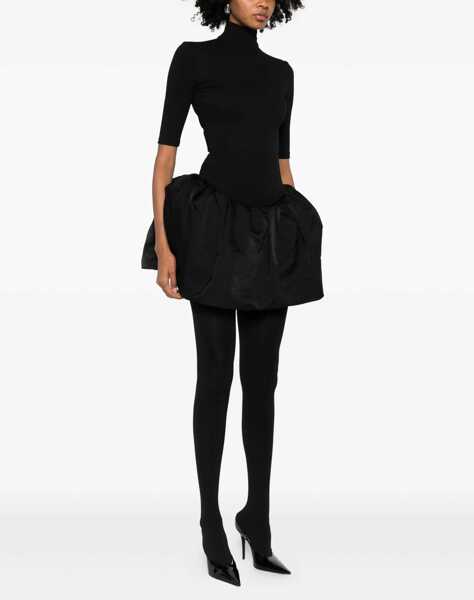 Rochii casual Magda Butrym Mini Dress With Balloon Skirt BLACK Femei (BM 19336031) 3