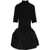 Magda Butrym Mini Dress With Balloon Skirt BLACK