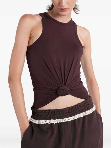 Bluze Magda Butrym Tank Top With Knot BROWN Femei (BM 19336040) 2
