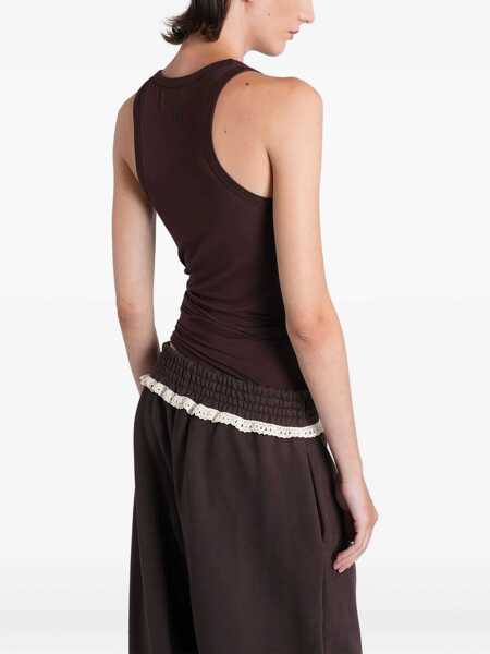 Bluze Magda Butrym Tank Top With Knot BROWN Femei (BM 19336040) 4