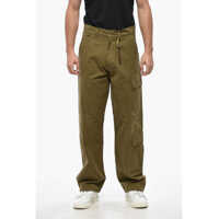 Pantaloni casual Vintage Effect Jeffrey Cargo Pants With Golden Chain Barbati