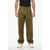 DARKPARK Vintage Effect Jeffrey Cargo Pants With Golden Chain Green