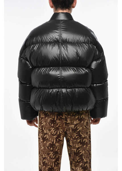 Geci de iarna Bacon Bomber Fit Storm Fury Down Jacket With Front Zip Black Barbati (BM 19336112) 2