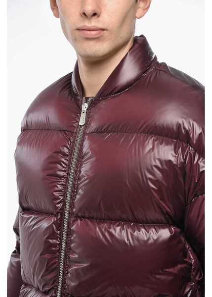 Geci de iarna Bacon Bomber Fit Storm Fury Down Jacket With Front Zip Burgundy Barbati (BM 19336148) 3