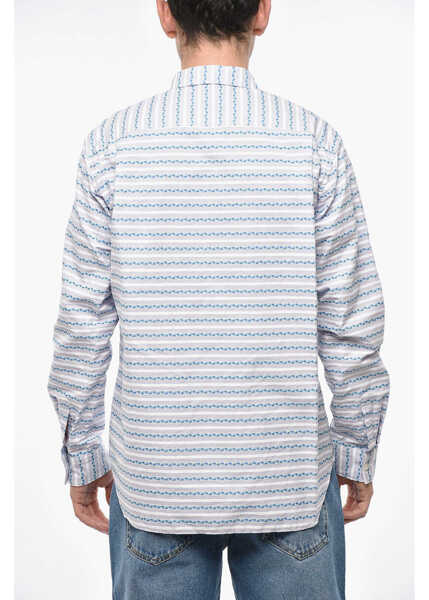 Camasi casual Comme des Garons Homme Plus Striped Jacquard Shirt Embellished With Sequins Multicolor Barbati (BM 19336178) 2