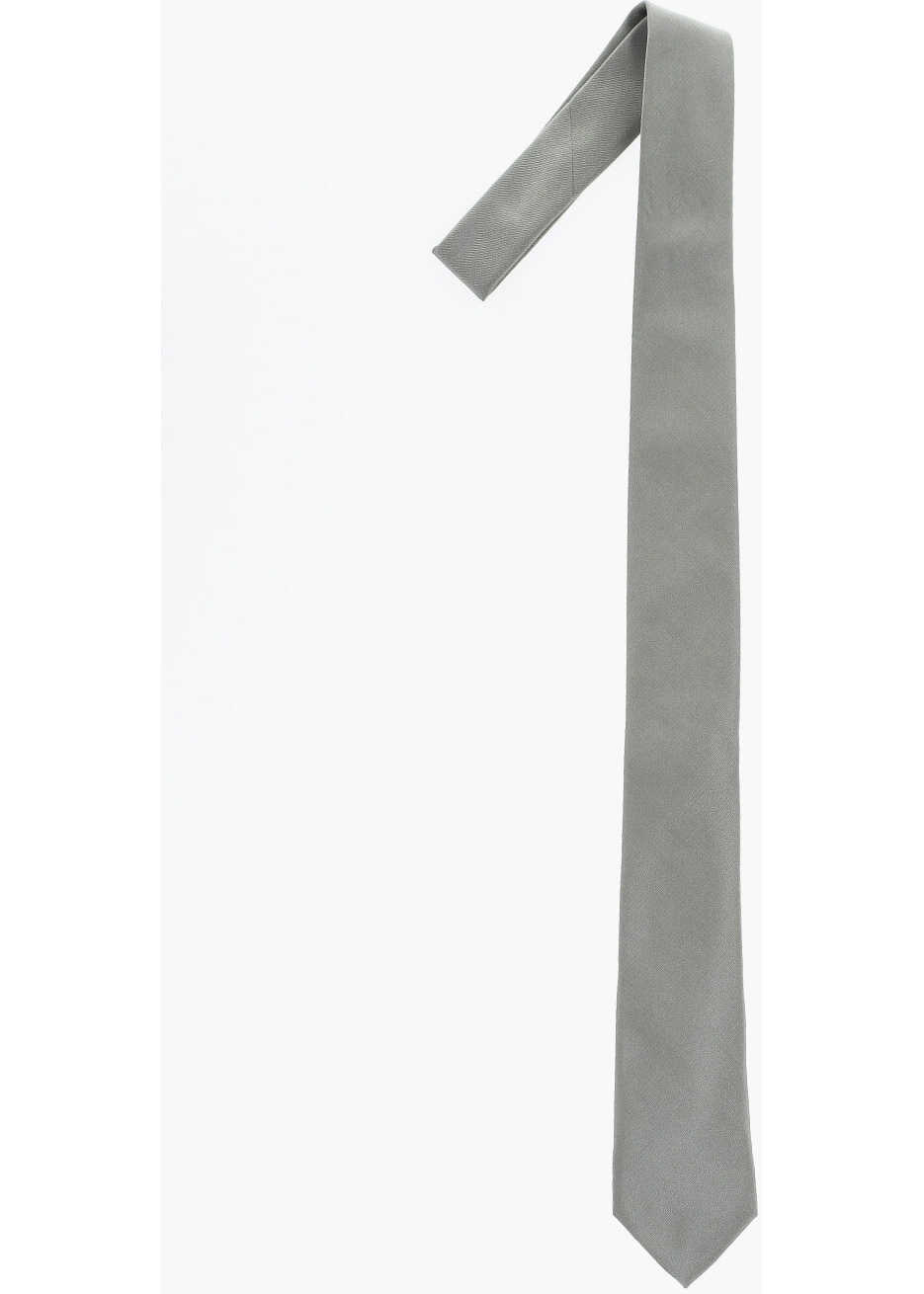 Cravate CORNELIANI Code Solid Color Silk Tie Green Barbati (BM 19336196) 1