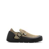 Sandale Birkenstock Reykjavik N Taupe, Nubuck Leather Shoes Barbati